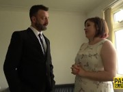 Throated chubby milf sub gets anally banged 3/16