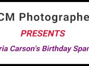 Aria Carson's Birthday Spanks 1/16