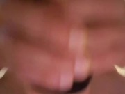 Aussie Lad Moans While Fucking Fleshlight Up Close 