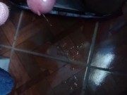 Playing with my Dick, I cum!! 