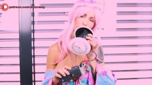 ASMR Cosplay Intense Ear Eating SUPER SONICO Ear Nibbling Intense WetMouth