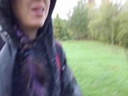 Desperate Outdoor Piss On The Pathway 6/16