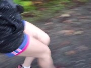 Desperate Outdoor Piss On The Pathway 8/16