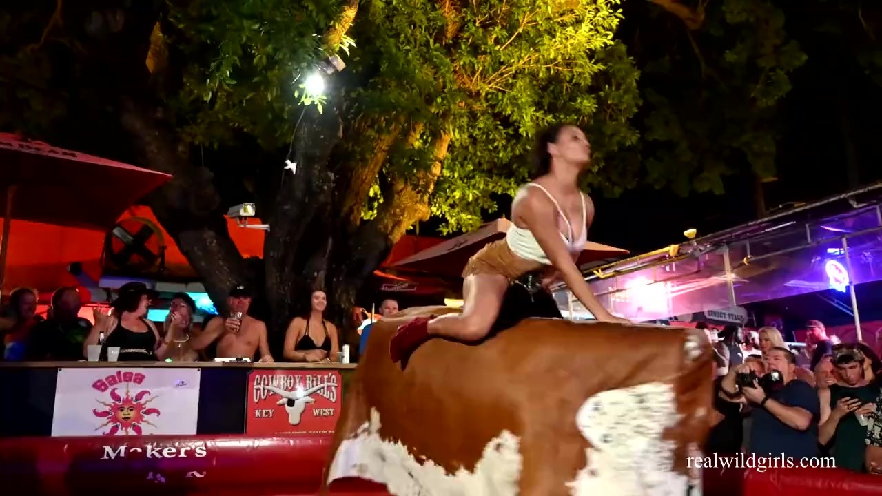 Naked Bull Riding