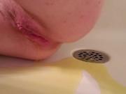 Shower Piss and Tampon Insertion 11/16