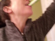 Shower Piss and Tampon Insertion 2/16