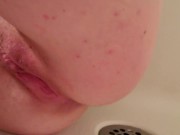 Shower Piss and Tampon Insertion 9/16