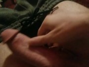 Jerking off in my bed