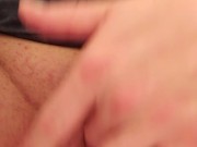 Playing with my sticky cum soaked pussy 