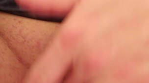 Playing with my sticky cum soaked pussy 