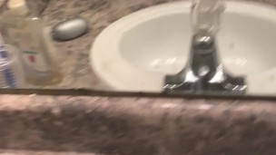 Just a quickie in the bathroom w/ cumshot