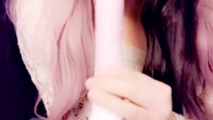 I want to gag on your cock 