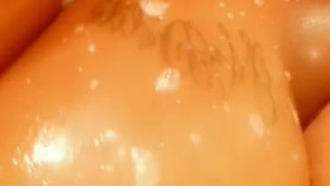 Ebony dripping wet 