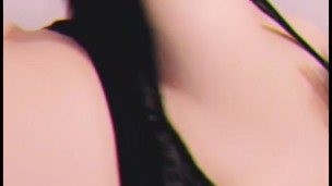 Cute teenage girl moans and touches herself for you
