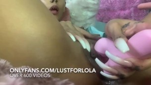 Lustforlola gets fucked Fuck Machine