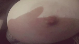 Close up sexy nipple play 