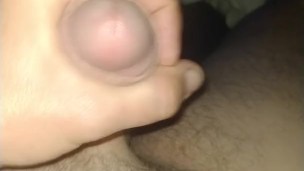 Stroking it on the porch