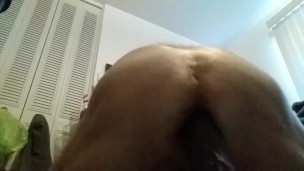 Solo dildo play