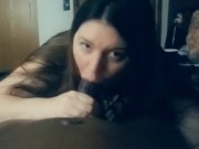 wonderful milf sucks bbc for her own pleasure 4/16