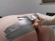 Mistress Stretches Sissy Slaves Tight Ass With Big Toys!  8/16