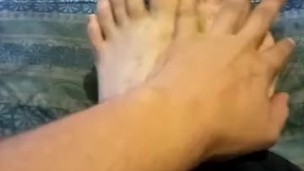 Sexy clean male feet 
