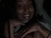 Red showing off in the car  3/16