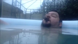 last hottub cigar of the season