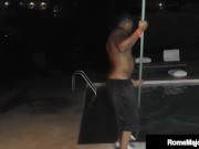 Black Stallion Rome Major Wrecks Blonde Cougar Valerie Rose! 2/16