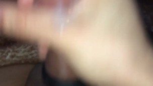 Masturbating big soft cock