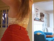 Playing with my long hair & teasing you ;) 14/16