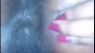 Up close wet holes