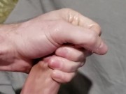 I couldn't last any longer! It felt so good I had to cum!