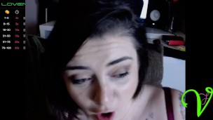 Ms. Vixen sucks big cock long time