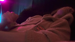 Bedtime cock stroke and cum 