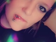 Pulsating pussy and anus from orgasm