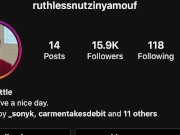 Lil d cums in Carmen the dick taker 16/16