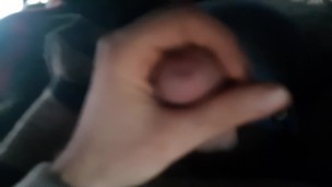 Jerking off and cumming quickie