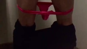 Cum with me, as I masturbate in the bathroom!