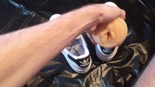 4K - Fucking Stoyas Fleshlight inside Adidas Superstar