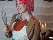 Just Natsuki for Christmas DDLC OmankoVivi Cosplay Music Video Parody 4/16