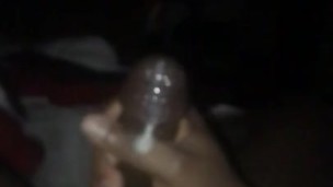 Slow motion cum shot POV