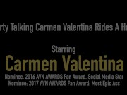 Dirty Talking Carmen Valentina Rides A Hard Cock & Gets Cum! 1/16