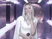 Smoking Emma Frost Blowjob in the X-Mansion