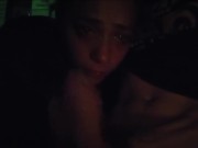 Lucky Stranger gets to Cum Inside Heather Kane's mouth 9/16