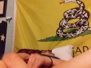 Fucking my ass with toy
