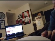 Cock Hero with Wolfradish!  Cumshot at 2:20