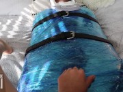 Mistress An Li tramples and punches mummified man in balls 3/16