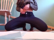 Pissing On A Super Absorbent Pee Pad 5/16