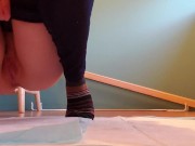 Pissing On A Super Absorbent Pee Pad 8/16