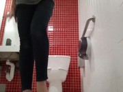 Desperate Public Toilet Piss In Bare Feet 2/16